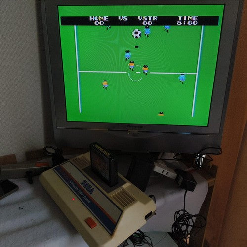 Used, SEGA SG-1000 Console System, Installed Pad, PSU and Game, Working, Japan