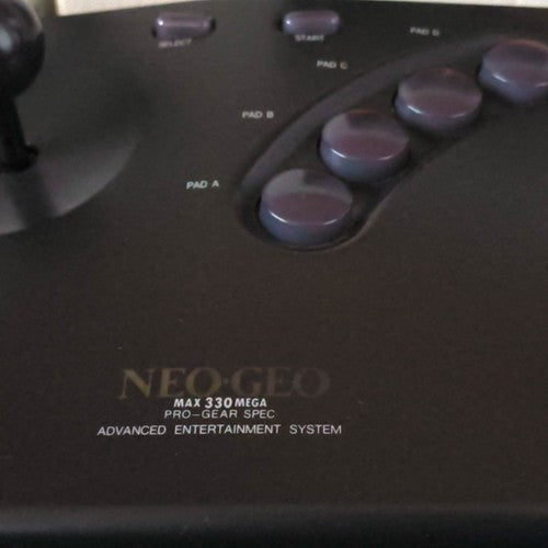 SNK NEO GEO Fighting JOY STICK Controller with Box set, Working, Japan