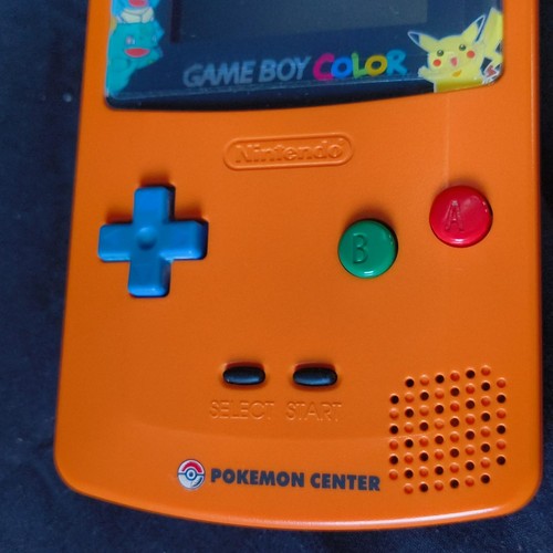 Nintendo Gameboy Color Pokemon Limited edition Orange color console , Working