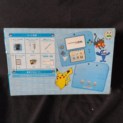 Nintendo 2DS Pokémon Sun and Moon Light Blue Edition - Boxed & Tested, Japan