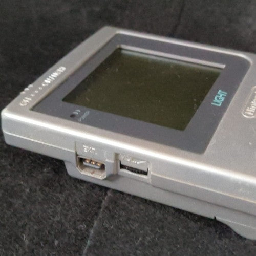 Used, Nintendo Gameboy Light Silver color console MGB-101, Working, Japan