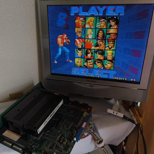 REAL BOUT Fatal Fury Special RBS NEOGEO MVS Cartridge and Instruction cards set