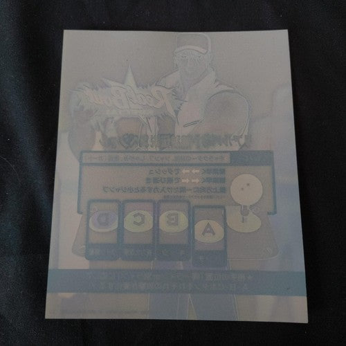 REAL BOUT Fatal Fury Special RBS NEOGEO MVS Cartridge and Instruction cards set