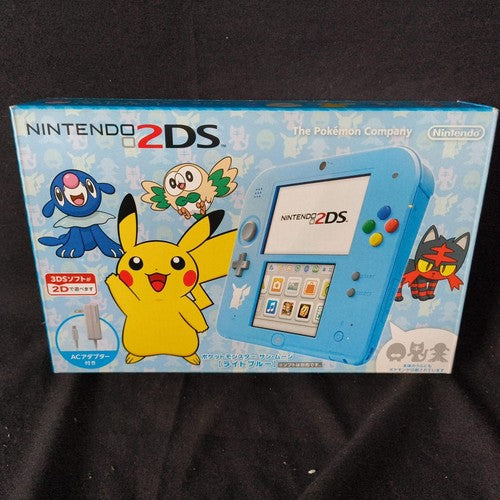 Nintendo 2DS Pokémon Sun and Moon Light Blue Edition - Boxed & Tested, Japan