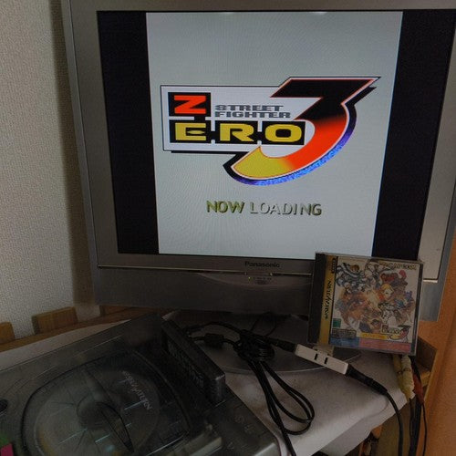 Street Fighter ZERO 3 SEGA Saturn Game Japan/Game Disk, Manual and Box, Working
