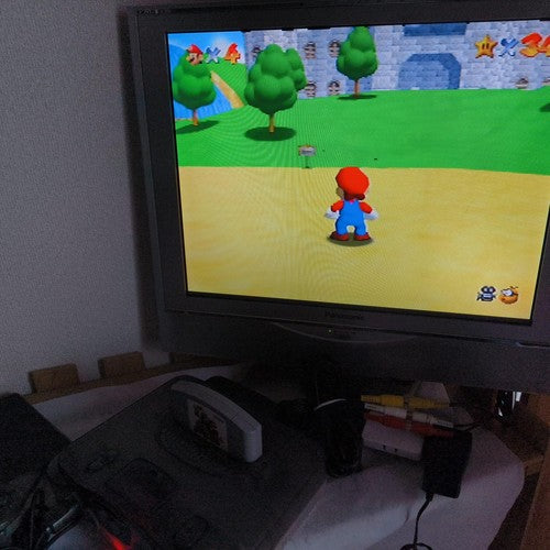 Nintendo 64 Clear Smoke Gray limited edition Console, Pad, Cable, Japan, Working
