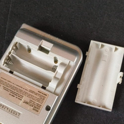Used, Nintendo Gameboy Light Silver color console MGB-101, Working, Japan