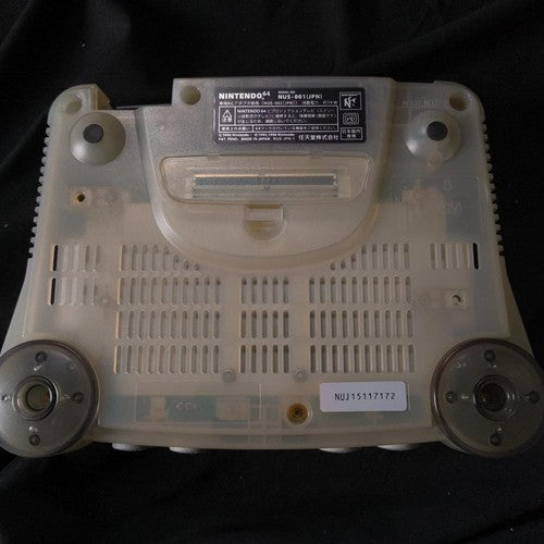 Nintendo 64 Clear Smoke Gray limited edition Console, Pad, Cable, Japan, Working