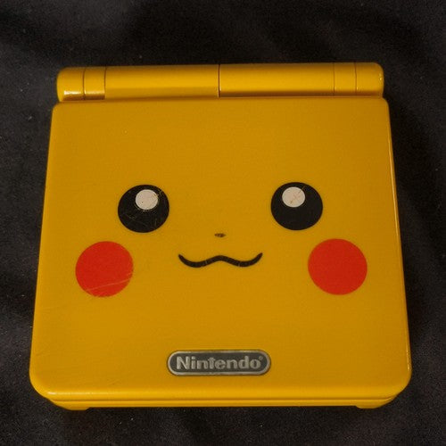 Used, Nintendo GAMEBOY ADVANCE SP Pokemon Center limited Pikachu Yellow console