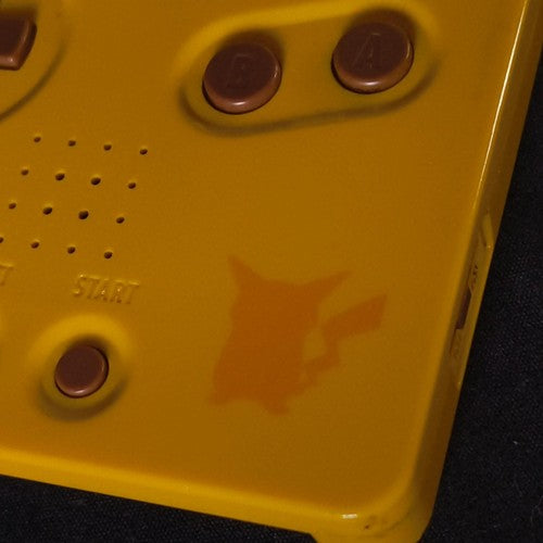 Used, Nintendo GAMEBOY ADVANCE SP Pokemon Center limited Pikachu Yellow console
