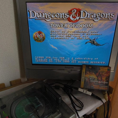 No 4M-RAM cart, Dungeons and Dragons Collection Set SEGA SATURN, Working, Japan