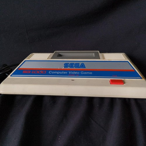 Used, SEGA SG-1000 Console System, Installed Pad, PSU and Game, Working, Japan
