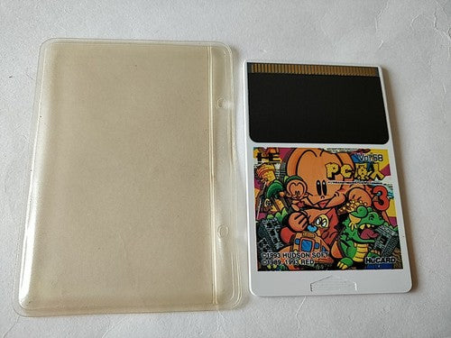 BONKS ADVENTURE 3 (PC Genjin 3) NEC PC Engine PCE TurboGrafx-16 Boxed set-d0519-