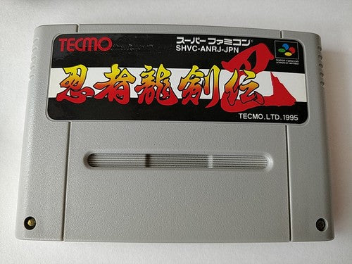 Ninja Ryukenden Tomoe Gaiden Super Famicom SNES SFC Cart, Manual, Box, Working