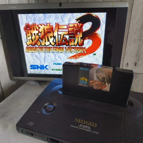 SNK NEOGEO AES ROM cartridge system Console NEO-0, w/PSU, Pad, Box set, Japan