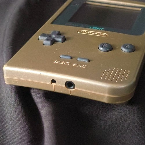 Nintendo Game boy Light Gold color console MGB-101,Manual, and box set, Japan