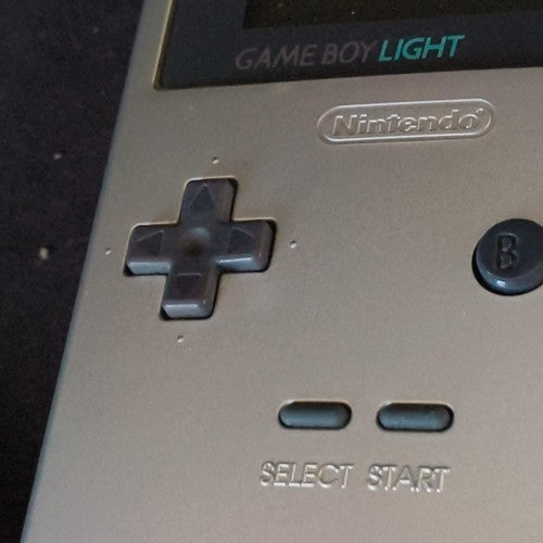 Used, Nintendo Gameboy Light Silver color console MGB-101, Working, Japan