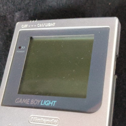 Used, Nintendo Gameboy Light Silver color console MGB-101, Working, Japan