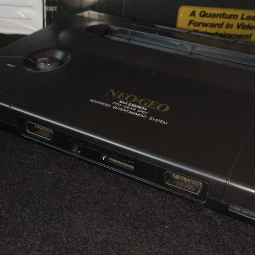 SNK NEOGEO AES ROM cartridge system Console NEO-0, w/PSU, Pad, Box set, Japan