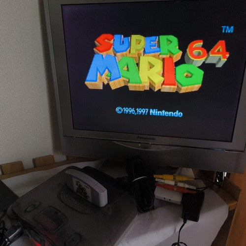 Nintendo 64 Clear Smoke Gray limited edition Console, Pad, Cable, Japan, Working