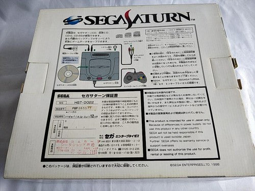 SEGA Saturn SS Limited Derby Stallion Blue Skeleton Console HST-3220, Working