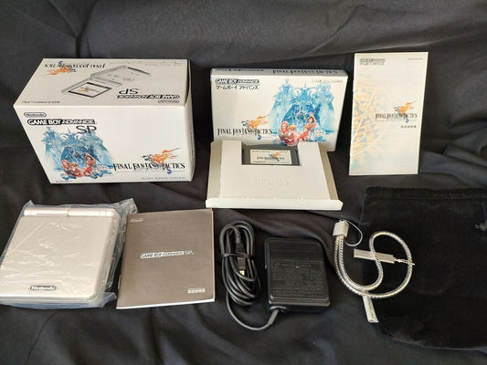 Final Fantasy Tactics LIMITED GAMEBOY ADVANCE SP CONSOLE GBA Boxed set-e1227