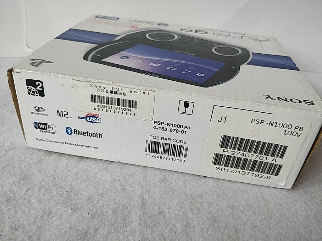 SONY PSP Go Playstation Portable console, manual, battery cable, Boxed -e0810-