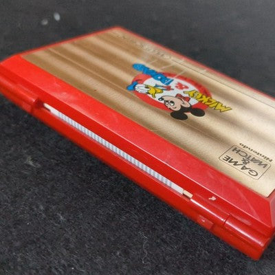 Game & Watch Mickey & Donald DM-53 Nintendo Faded LCD No Battery Cover Rare