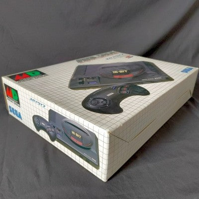 Sega Mega Drive Console System with Controller and AC Adapter Working Japan