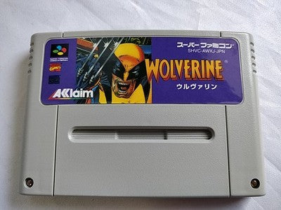 Wolverine Adamantium Rage Super Famicom SFC Cartridge Manual Boxed Set Working