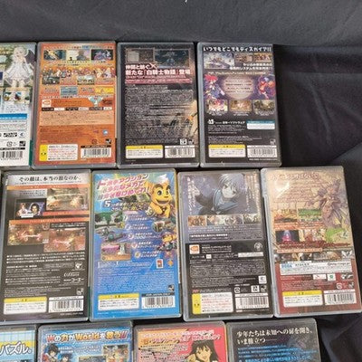 PSP Games Lot of 19 Japan Import Sony PlayStation Portable RPG Star Ocean Tales