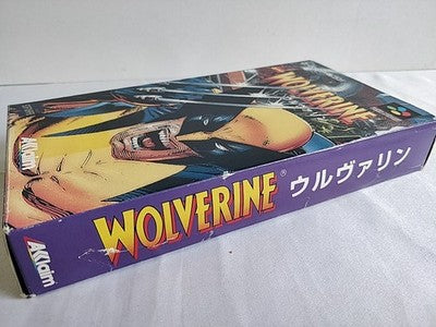 Wolverine Adamantium Rage Super Famicom SFC Cartridge Manual Boxed Set Working