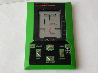 Epoch Pocket Digit-com Pak Pak Man LCD Game and Watch Handheld Japan Working