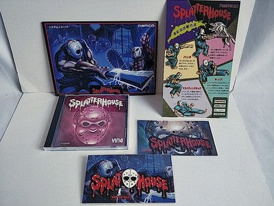 PCE Works Splatter House Reproduction FM Towns Marty Beat em up Game Working