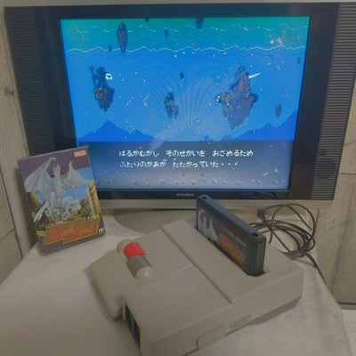 Data East Dark Lord Famicom RPG Cartridge Complete CIB Working Japan Import Rare