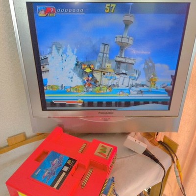 Sammy Dolphin Blue Atomiswave Cartridge and Motherboard Set Working Japan Import