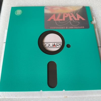 Alpha PC-8801 Square Complete CIB Picture Disc 5.25 Floppy Working Rare Vintage