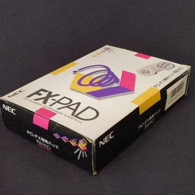 Vintage NEC PC-FX FX-PAD Controller Boxed - Untested Japanese Retro Gaming
