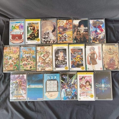 PSP Games Lot of 19 Japan Import Sony PlayStation Portable RPG Star Ocean Tales