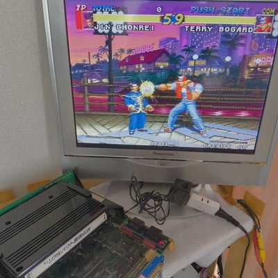 SNK Real Bout Fatal Fury Neo Geo MVS Arcade Cartridge Board Working Japan Import
