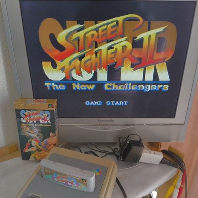 Super Street Fighter II Super Famicom Capcom Complete CIB Working Rare Japan