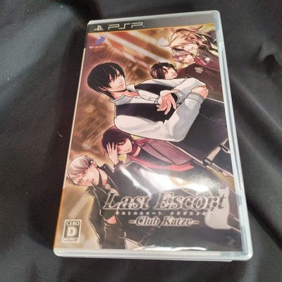 Last Escort -Club Katze- PSP Japan Import Otome Visual Novel D3 Publisher