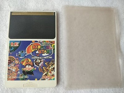 Parasol Stars Story of Bubble Bobble 3 Taito PC Engine HuCard Case Japan Working