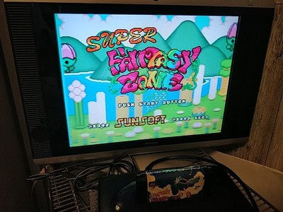 Super Fantasy Zone Sega Mega Drive Genesis Shooter Game Cartridge Only Working