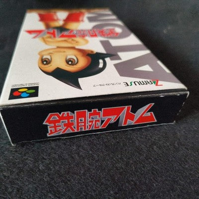 Tetsuwan Atom Astro Boy Super Famicom Cartridge, Manual, Box set, Working, Japan