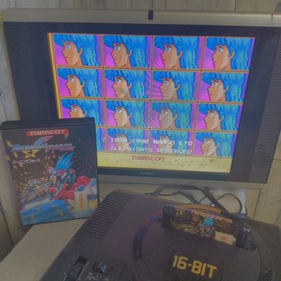 Namcot Burning Force Sega Mega Drive Gamey Working No Manual Rare Japan