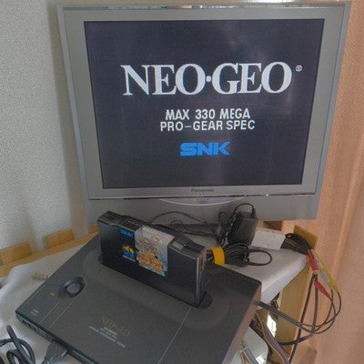 Neo Geo AES Pro-Gear Spec Console Controller Set SNK Working Rare Japan Import