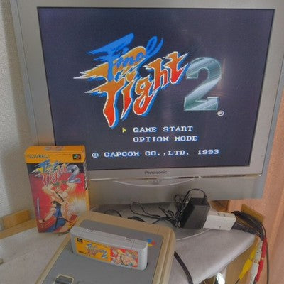Final Fight 2 Super Famicom Capcom Complete CIB Working Rare Import Japan Boxed