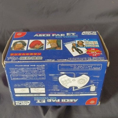 ASCII Pad FT Special SNK Version Sega Dreamcast Fighting Controller Boxed Japan
