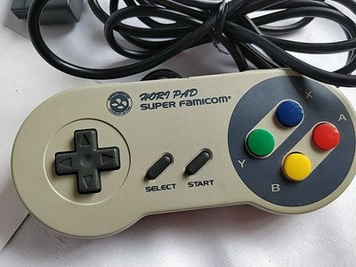 Hori Pad Controller HSJ-17 for Nintendo Super Famicom Boxed Working Japan Import